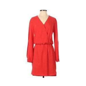 Cache Crepe Faux Wrap Dress 0